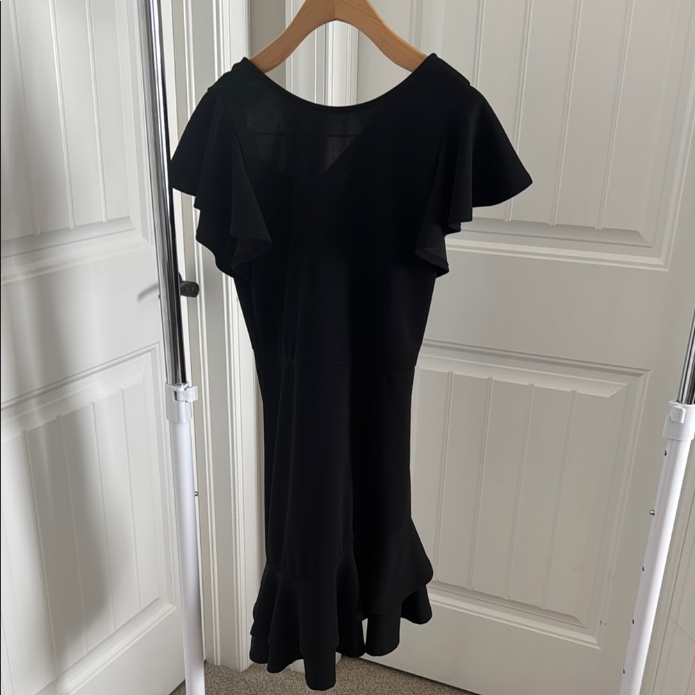 Black Ruffle Dress